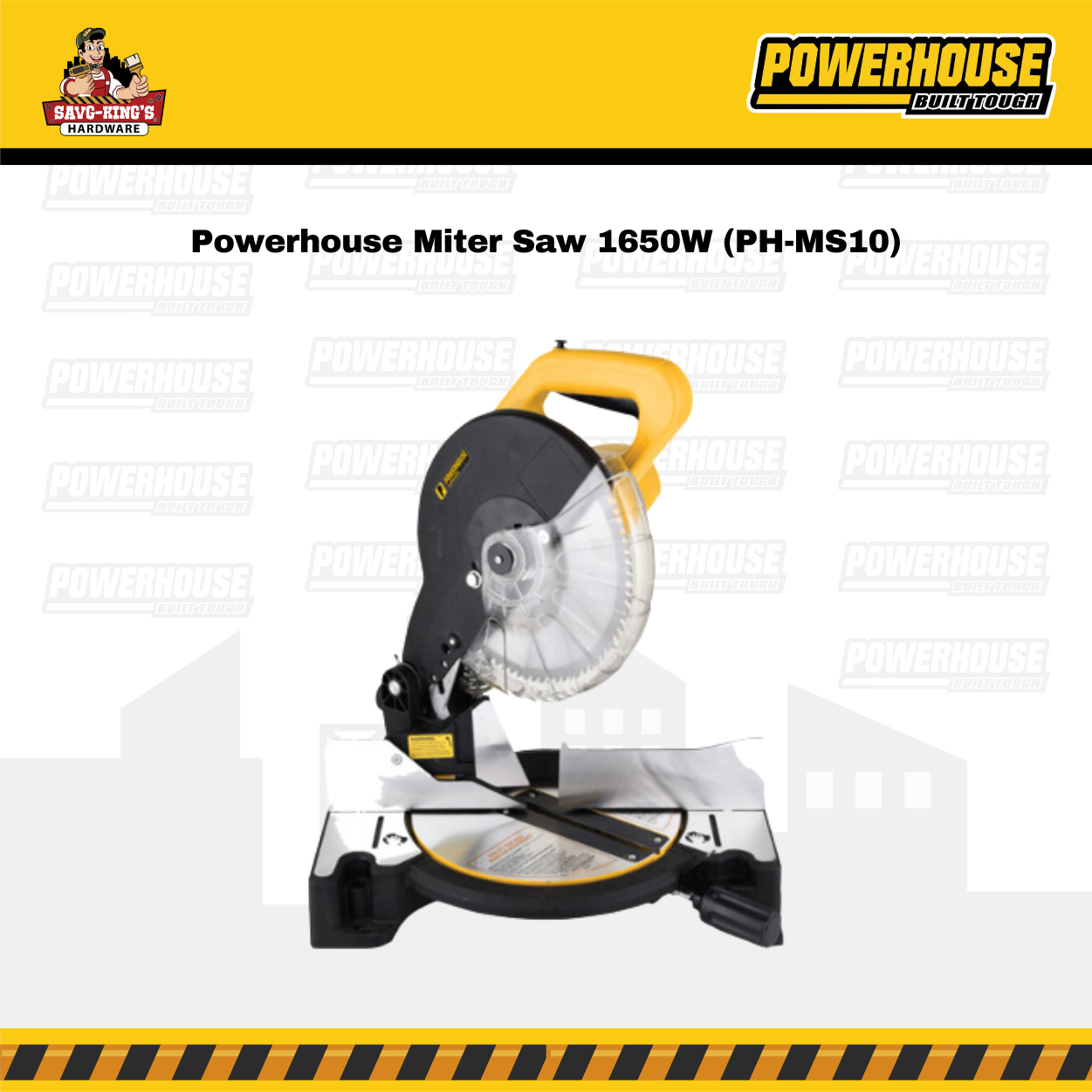 POWERHOUSE MITER SAW 1,650W (PH- MS10)