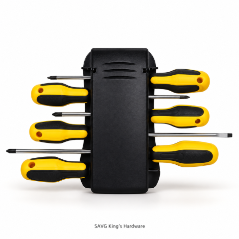 Powerhouse Cushion-Grip Screwdriver Set — 6 Pieces
