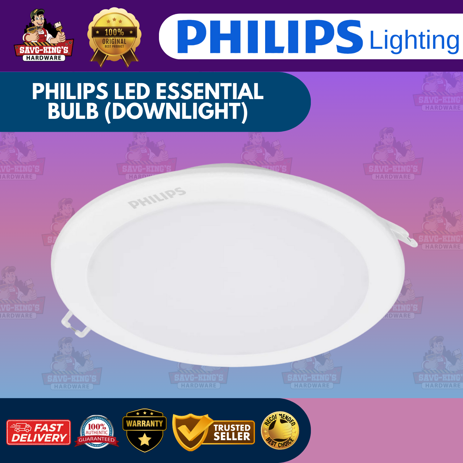 PHILIPS LED ESSENTIAL BULB (DOWNLIGHT)
