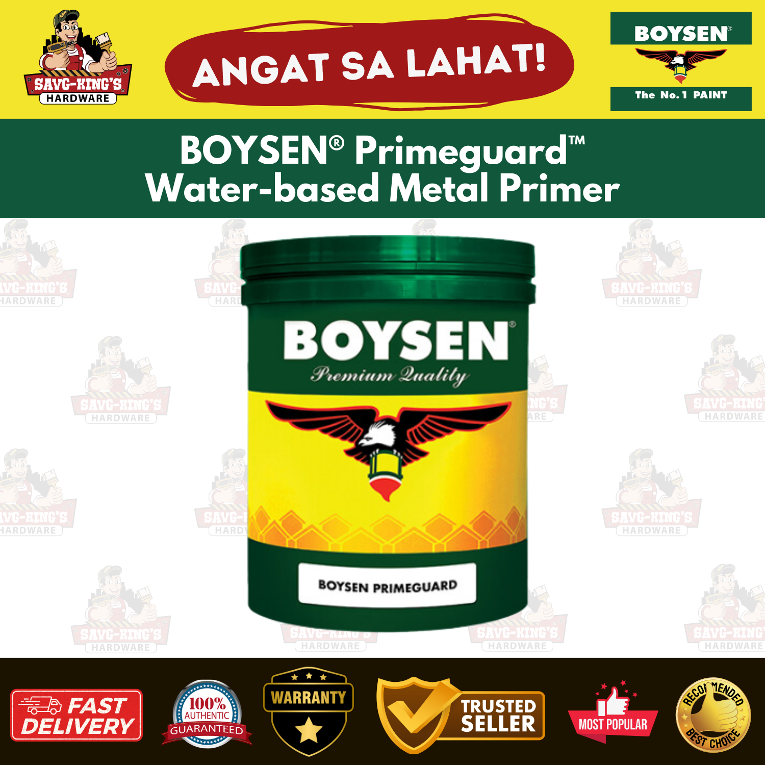 BOYSEN® Primeguard™ Water-based Metal Primer