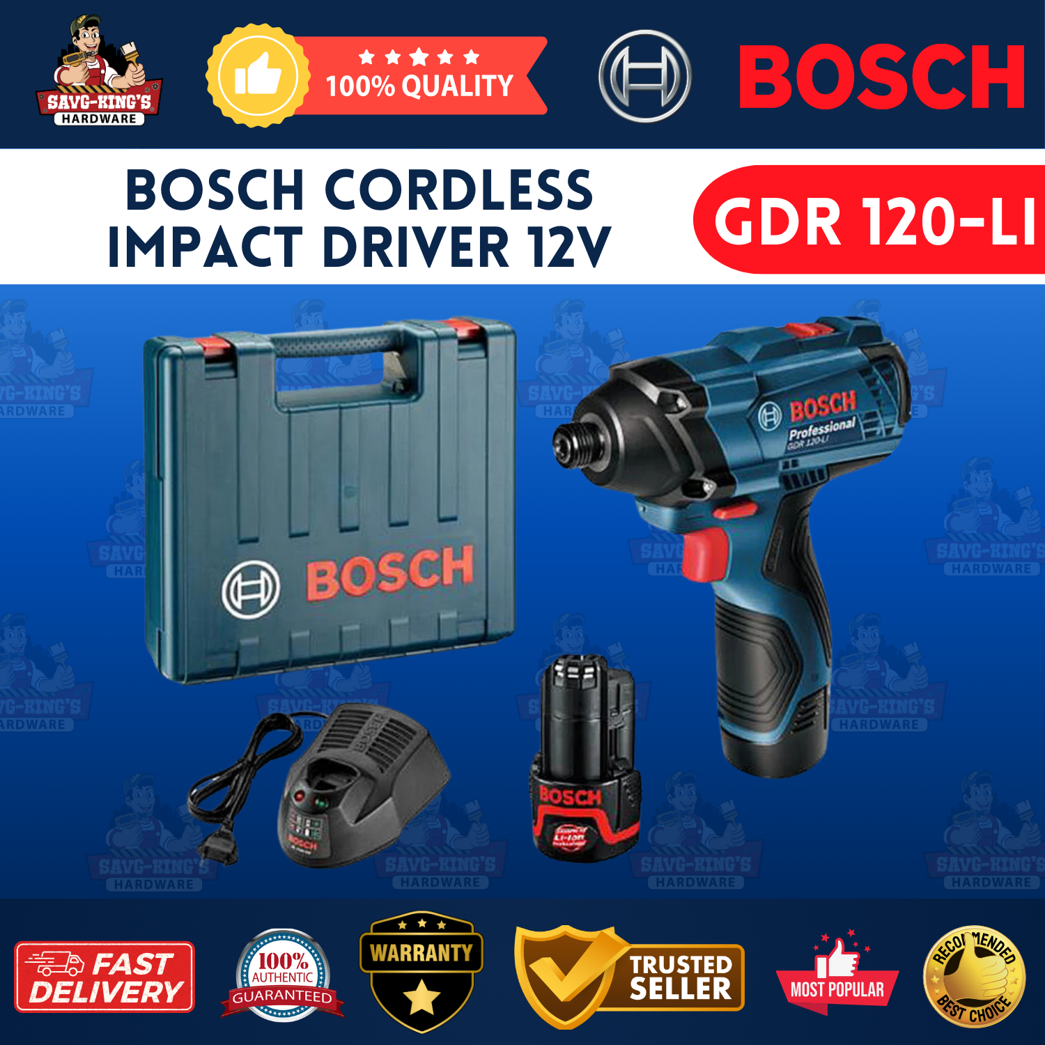 Bosch GDR 120-Li Cordless Impact Driver 12V - Image 2