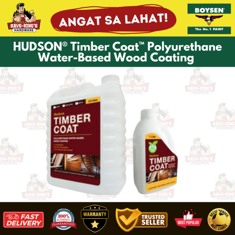 Hudson® Timbercoat Polyurethane Water-Based Wood Coating