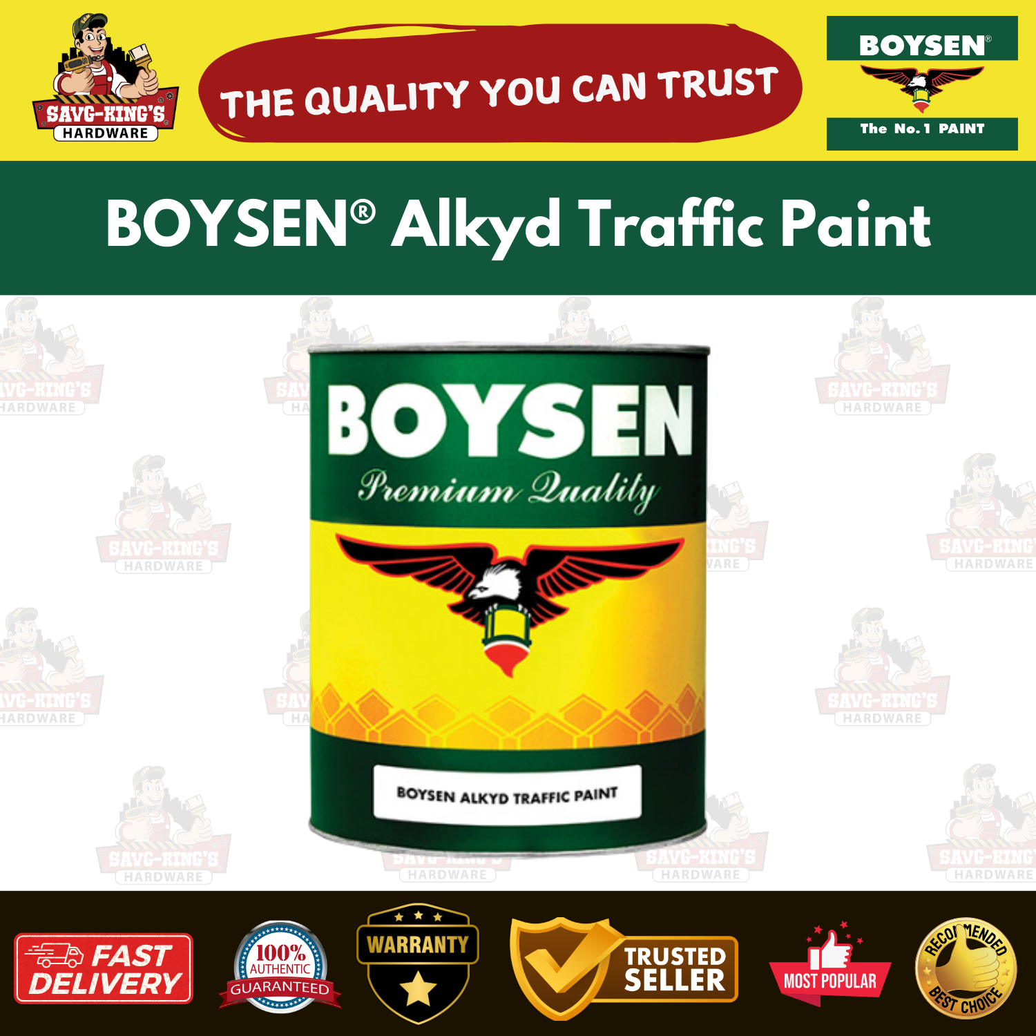 BOYSEN® Alkyd Traffic Paint