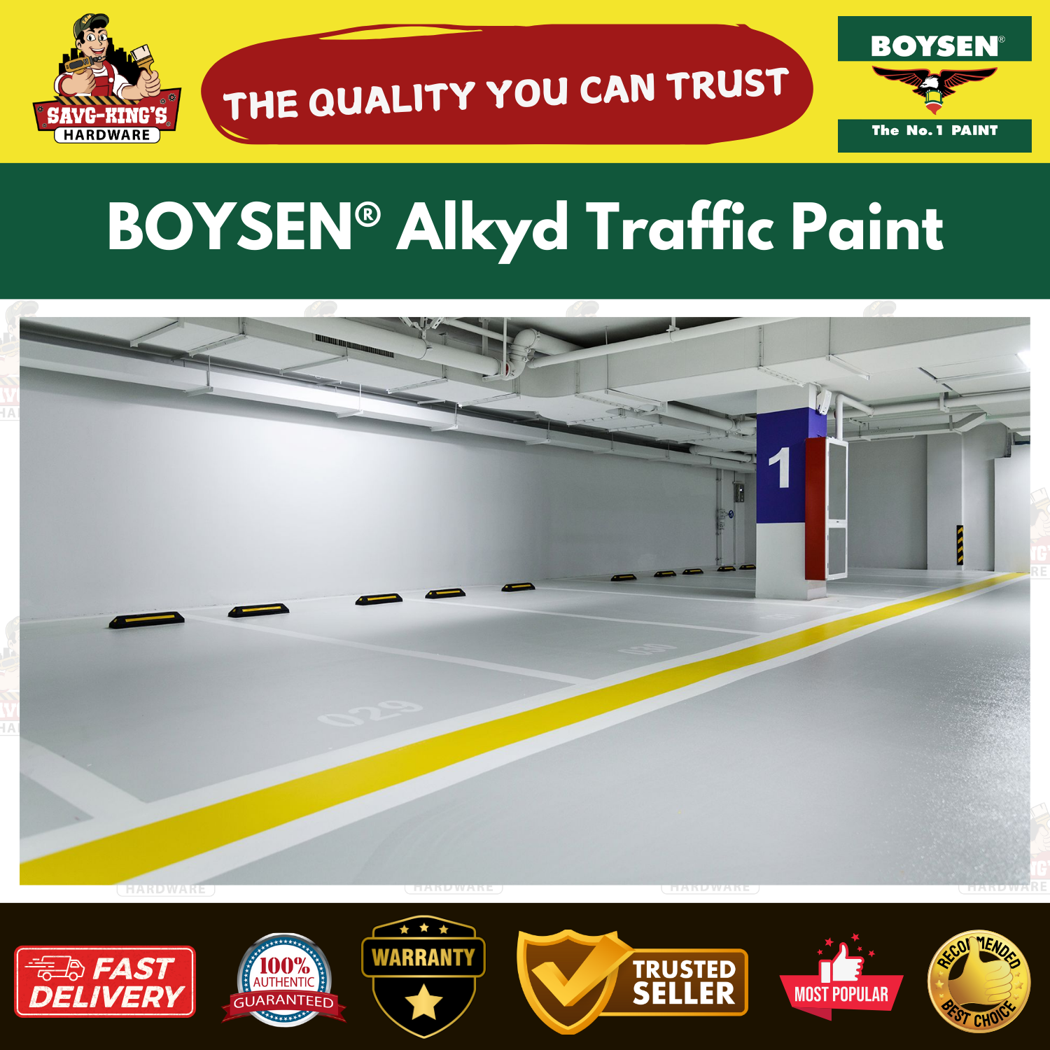 BOYSEN® Alkyd Traffic Paint - Image 2