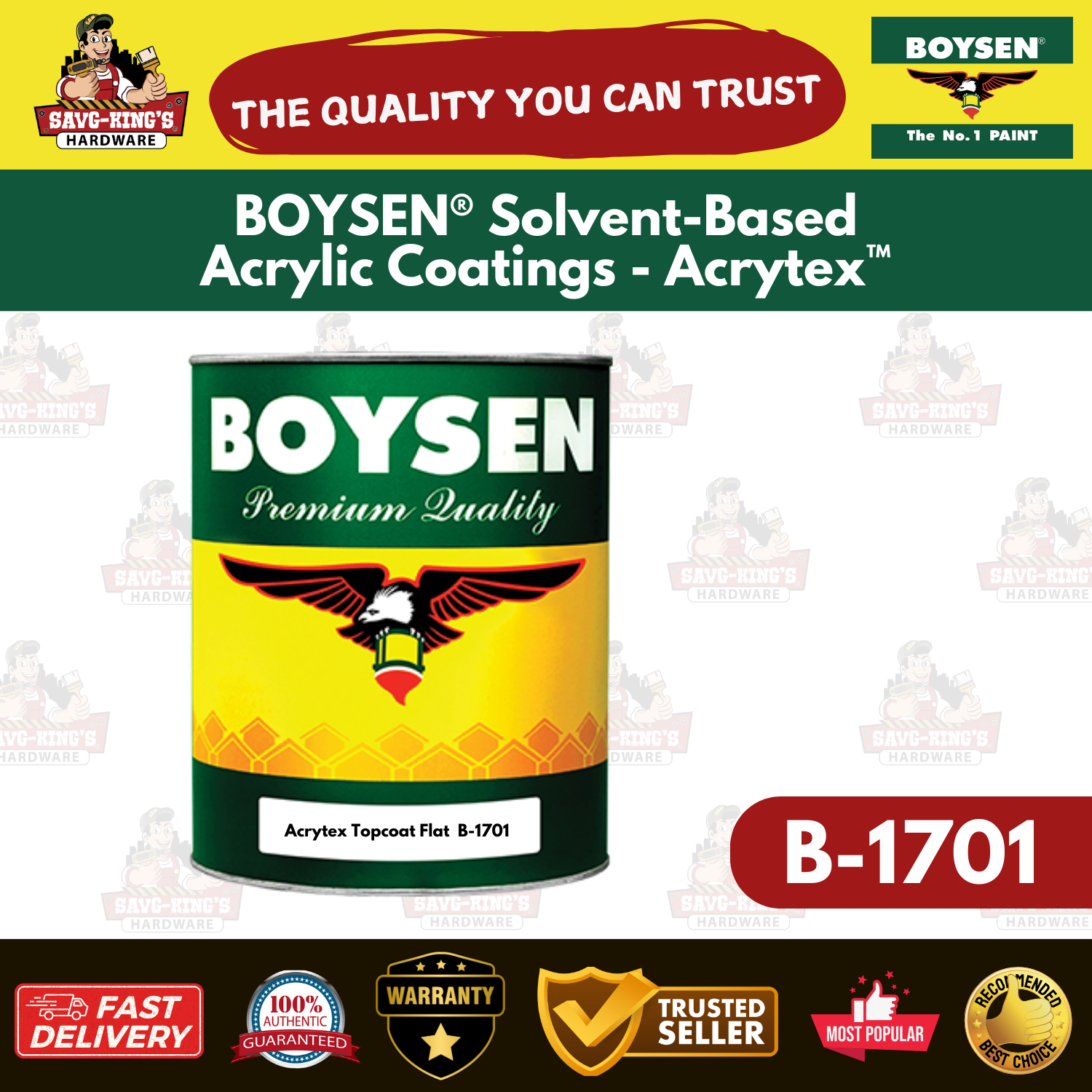 BOYSEN® Solvent-Based Acrylic Coatings - Acrytex™ - Image 7