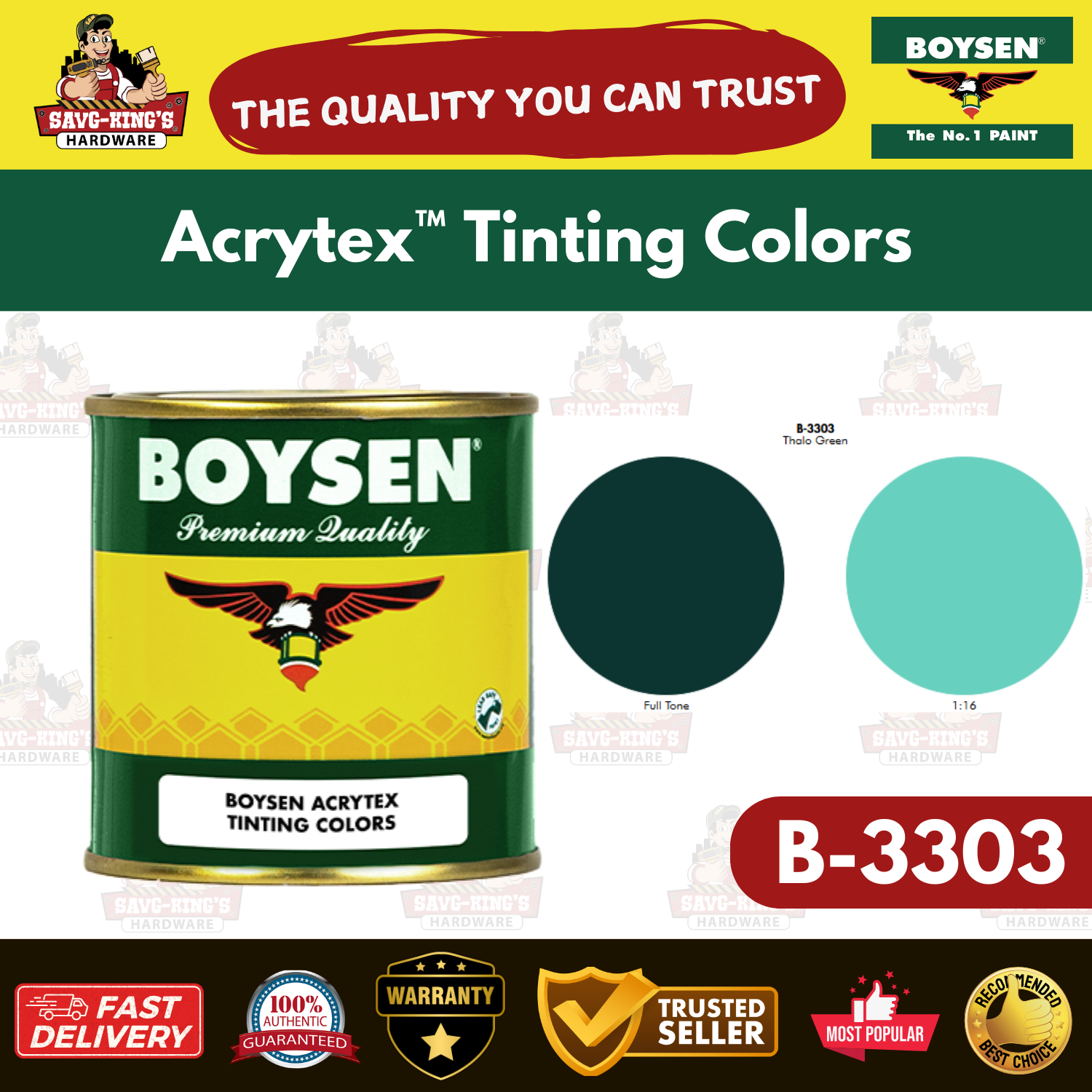 BOYSEN® Acrytex™ Tinting Colors - Image 2