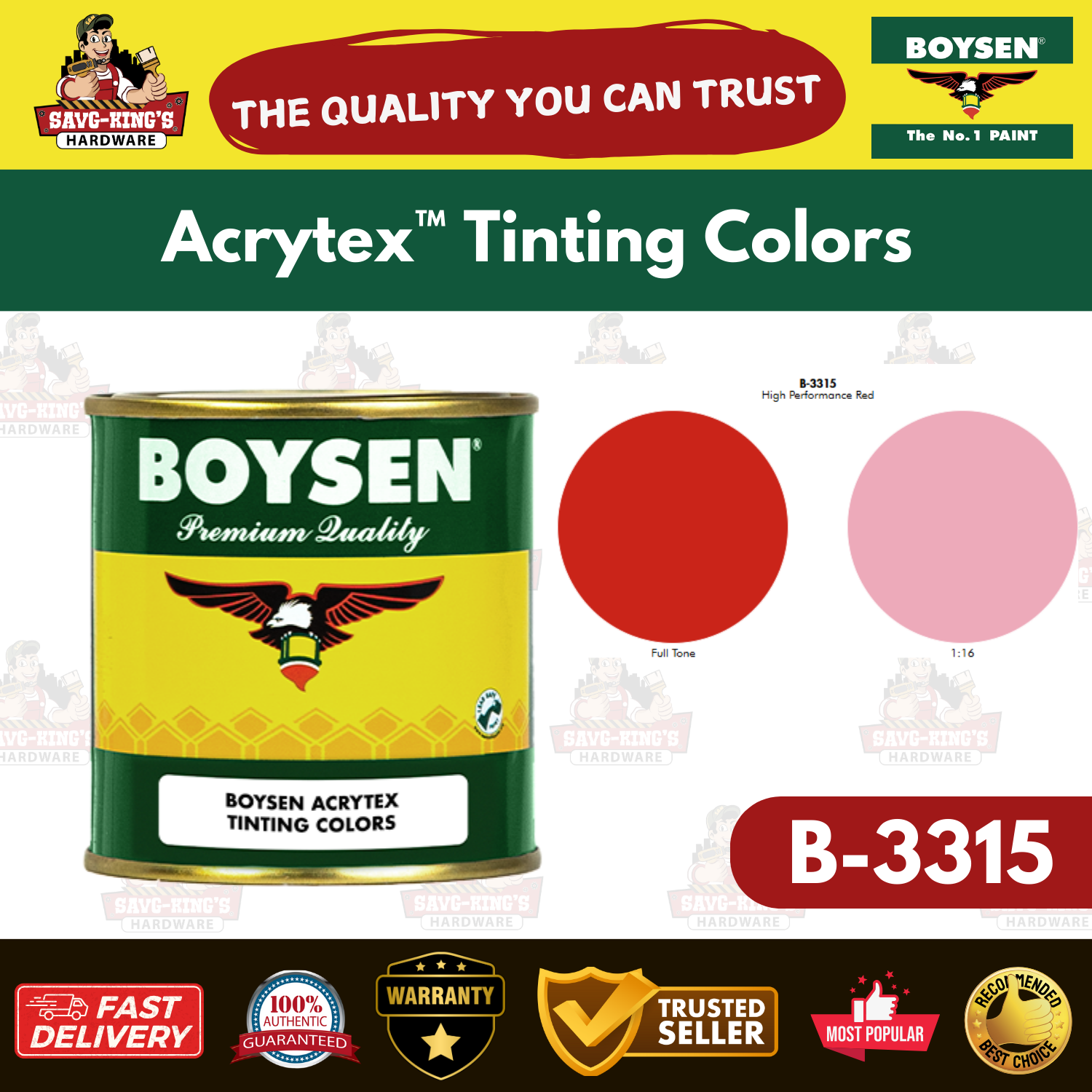 BOYSEN® Acrytex™ Tinting Colors - Image 5