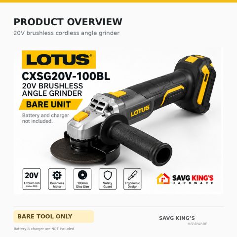 Lotus CXSG20V-100BL bare unit product view no battery included