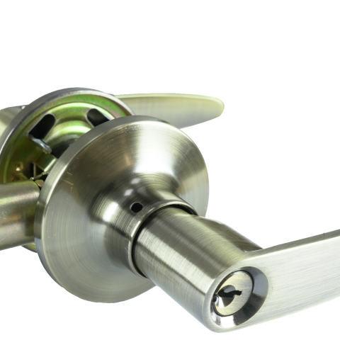 Argo ARG5000TUS5 tubular entrance straight antique brass lever set