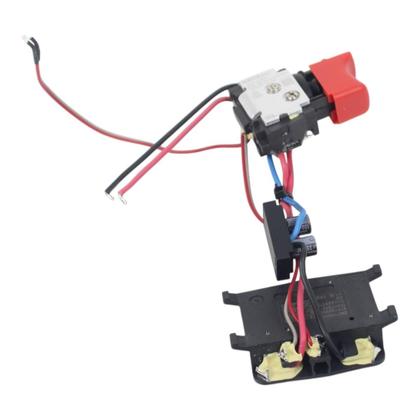Bosch GSB 183-LI electronics module replacement part 2607202535 with control switch and wiring, photographed product