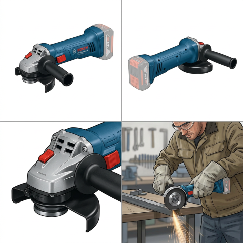 AI product reference illustration Bosch GWS18V-LI view 1