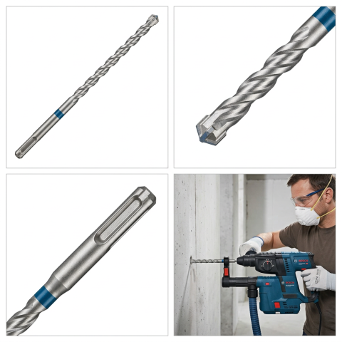 Bosch SDS Plus 8 × 200 × 260mm Hammer Drill Bit – 2608706893