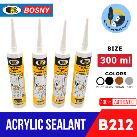 Bosny B212 acrylic sealant 300mL family reference