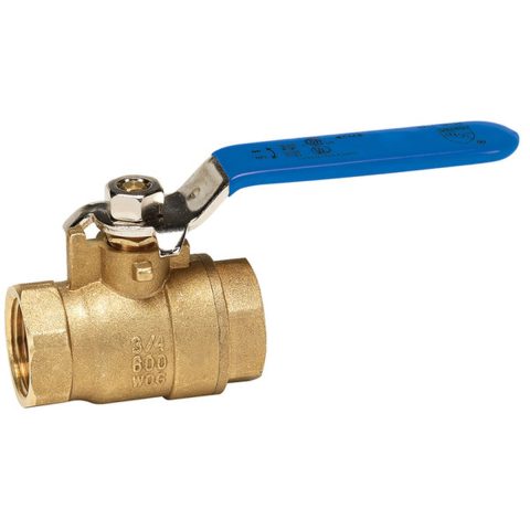 Neutral 3/4-inch brass ball valve family reference; exact SAVG SKU is listed in product title