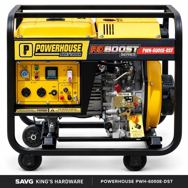 Powerhouse PWH-6000E-DST diesel generator actual product-unit image