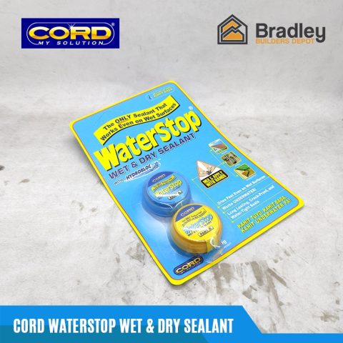 Cord Waterstop wet and dry sealant family reference