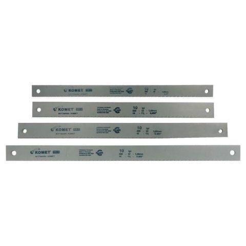 Komet power hacksaw blade family reference; 18 x 1-1/2 x 6T variant listed in product title