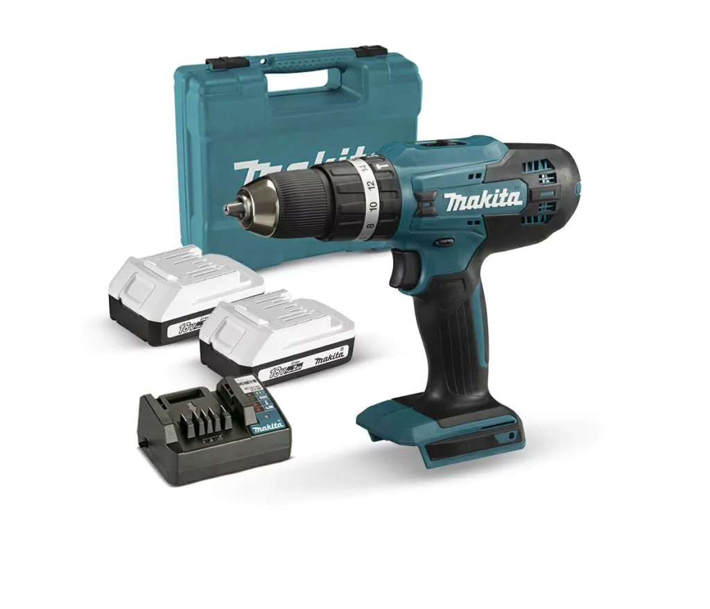 Makita 18V LI-ION CORDLESS 13MM 1/2'' 38N-M HAMMER DRIVER DRILL G BATTERY