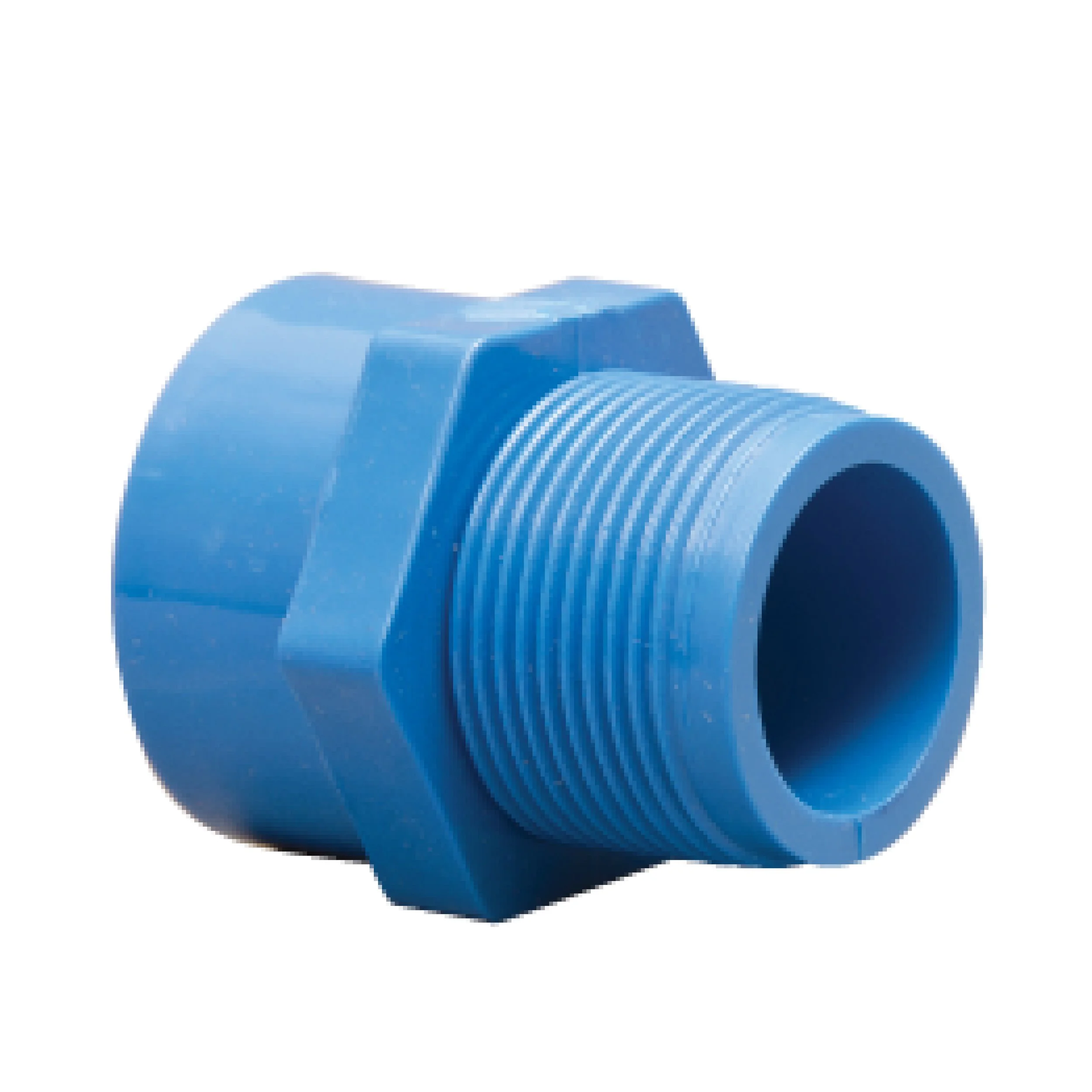 Moldex Blue PVC-U male threaded adaptor