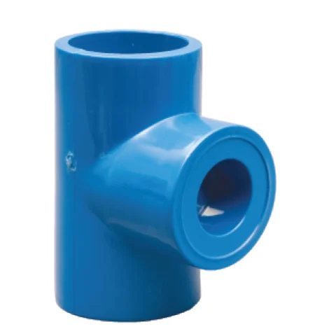 Moldex Blue PVC-U tee reducer fitting