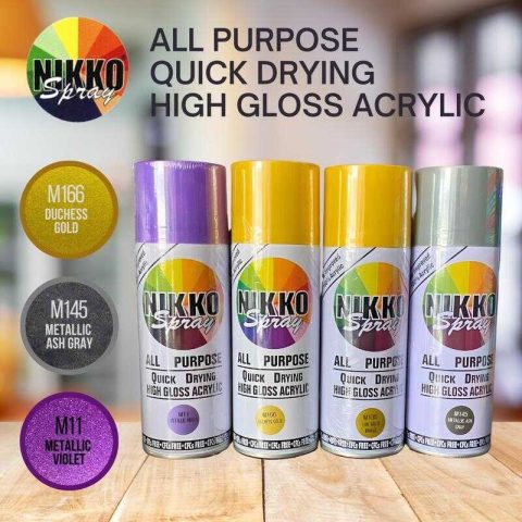 Nikko metallic spray paint — family reference image