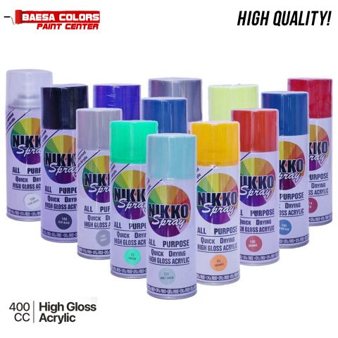 Nikko Spray Paint 400cc assorted colors — family reference image