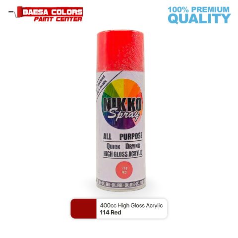 Nikko Spray Paint 114 Red 400cc