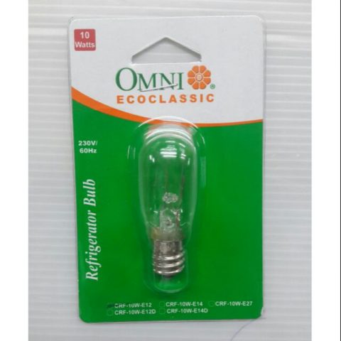 OMNI CRF-10W-E12 10W refrigerator bulb