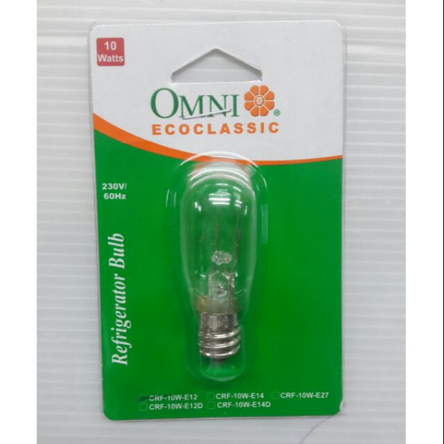 OMNI CRF-10W-E12 10W refrigerator bulb