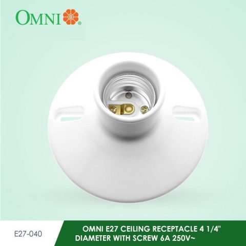 OMNI E27-040 ceiling receptacle socket