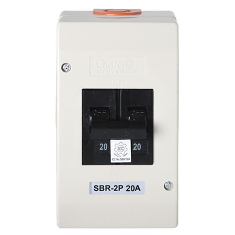 OMNI SAFETY BREAKER 20a 2POLE SBR-2P