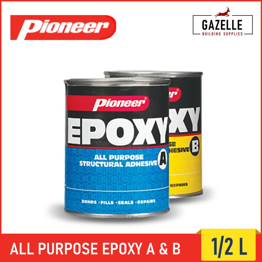 Pioneer All Purpose Epoxy A and B 1/2 liter set