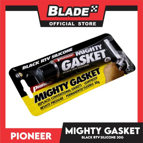 Pioneer Mighty Gasket Black RTV Silicone 30g