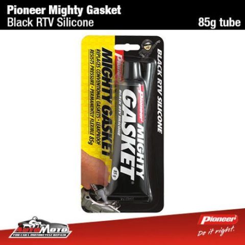 Pioneer Mighty Gasket Black RTV Silicone 85g