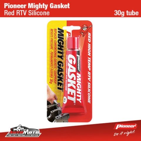 Pioneer Mighty Gasket Red RTV Silicone 30g