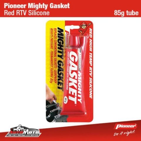 Pioneer Mighty Gasket Red RTV Silicone 85g