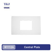 T&J Orbik W1112A-H central plate white