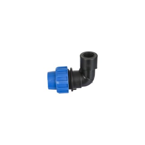 Tesla PE Female Elbow (supplier catalog, product-only); size may vary by listing