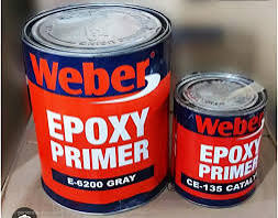Weber E-6200 gray epoxy primer with catalyst