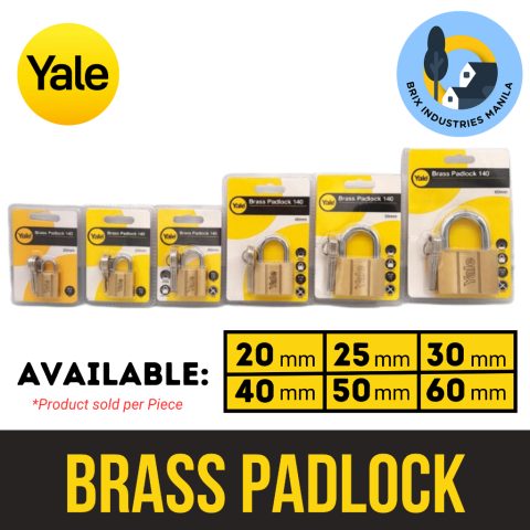 Yale brass padlock family reference; exact size and local/original designation listed in product title
