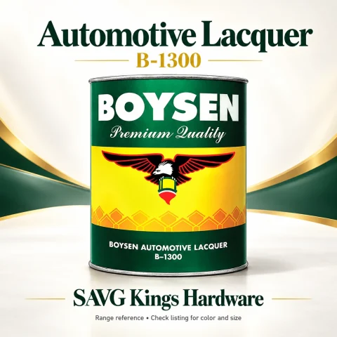 Boysen Automotive Lacquer B-1300 representative packaging; check listing for exact color and size; additional components are separate unless specified