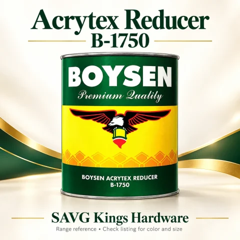 Boysen Acrytex Reducer B-1750 representative packaging; check listing for exact color and size; additional components are separate unless specified