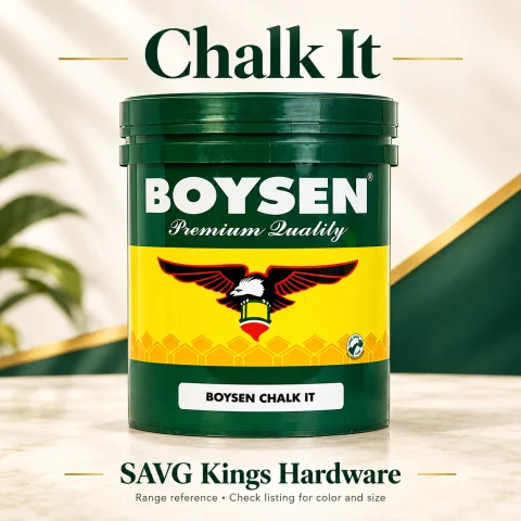 Boysen Chalk It representative packaging; check listing for exact color and size; additional components are separate unless specified