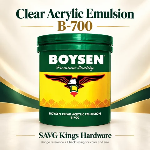 Boysen Clear Acrylic Emulsion B-700 representative packaging; check listing for exact color and size; additional components are separate unless specified