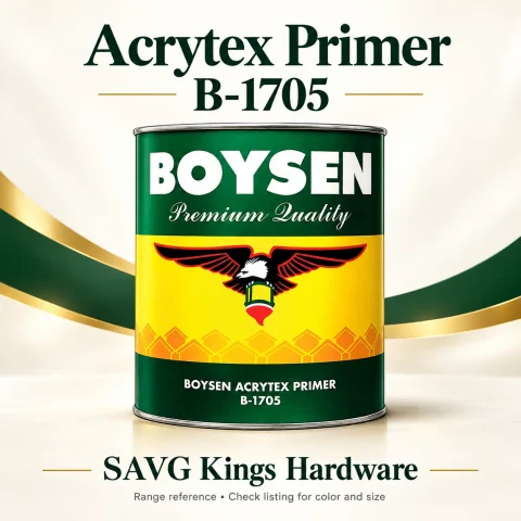 Boysen Acrytex Primer B-1705 representative packaging; check listing for exact color and size; additional components are separate unless specified