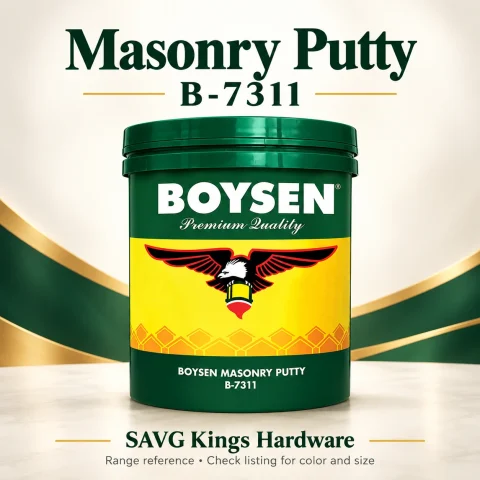 Boysen Masonry Putty B-7311 representative packaging; check listing for exact color and size; additional components are separate unless specified