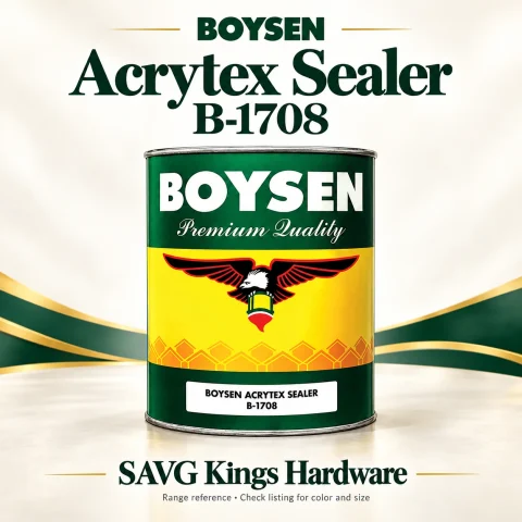 Boysen Acrytex Sealer B-1708 representative packaging; check listing for exact color and size; additional components are separate unless specified