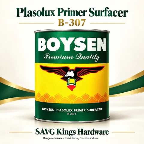 Boysen Plasolux Primer Surfacer B-307 representative packaging; check listing for exact color and size; additional components are separate unless specified