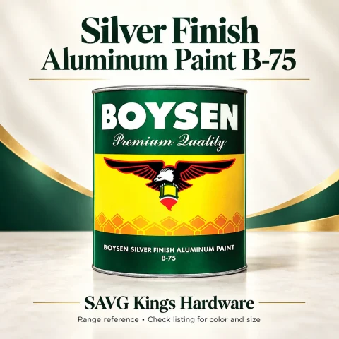 Boysen Silver Finish Aluminum Paint B-75 representative packaging; check listing for exact color and size; additional components are separate unless specified