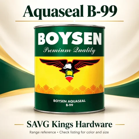 Boysen Aquaseal B-99 representative packaging; check listing for exact color and size; additional components are separate unless specified